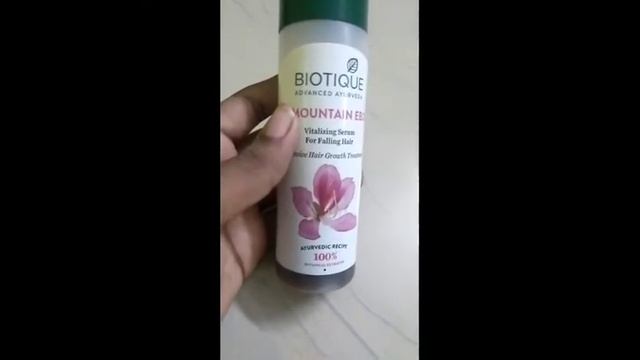 Biotique Bio Mountain Ebony Vitalizing Serum For Falling Hair Intensive Hair Growth Treatment revie смотреть онлайн