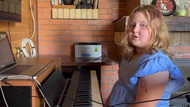 Milana. Повторение 1-го круга нотного алфавита. смотреть онлайн