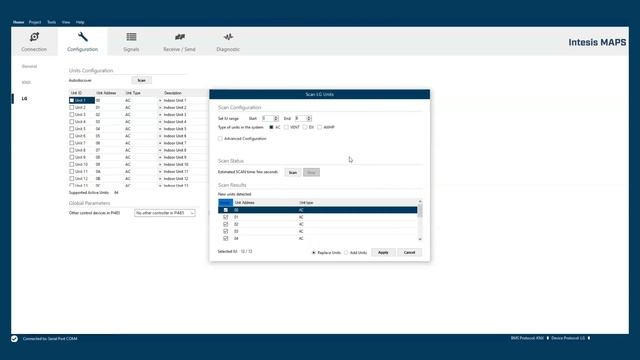 How to configure the LG VRF systems to KNX Interface | Intesis смотреть онлайн