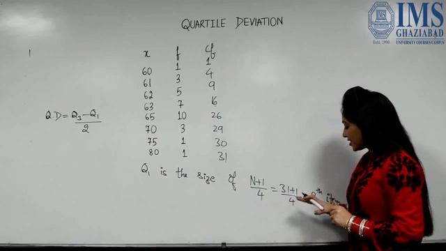 Quartile deviation for discrete data смотреть онлайн
