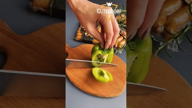 Немецкий суп "Айнтопф" с полукопчеными колбасками "Parmigiano". Описание в комментарии смотреть онлайн