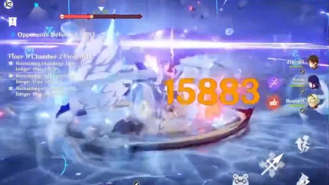 NEW 2.3 Spiral Abyss Floor 11 | Zhongli and Albedo get Geo DMG bonus! смотреть онлайн