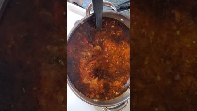 Суп Харчо )Kharcho soup with nuts and tomatoes) смотреть онлайн