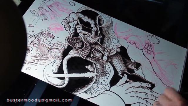 Drawing Comics | Darth Vader | Buster Moody | Star Wars смотреть онлайн