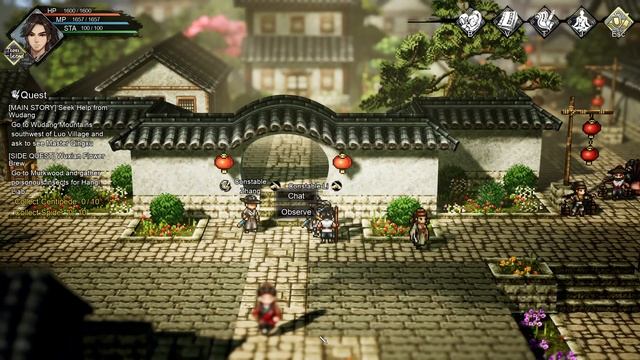 Wandering Sword Город Пинканг: Воришка кузнец портниха и корнер 7