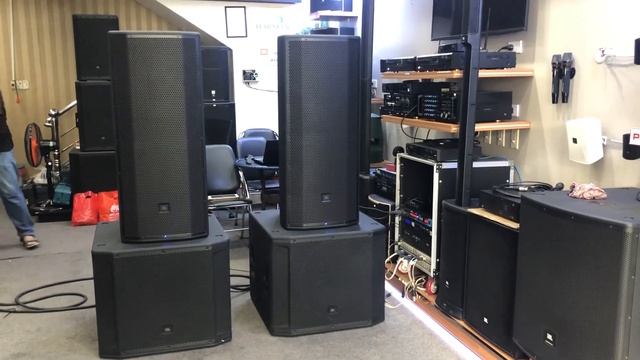 JBL PRX825W & SRX818SP(USA-MEXICO)Test