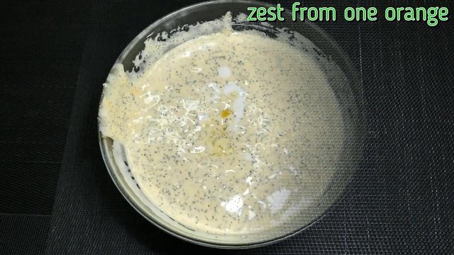 Orange-poppy cake. The recipe is very tasty, fast and tender cupcake with poppy seeds on kefir. смотреть онлайн