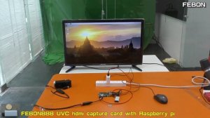HDMI camera with Raspberry Pi 4 | FEBON 888 UVC capture card