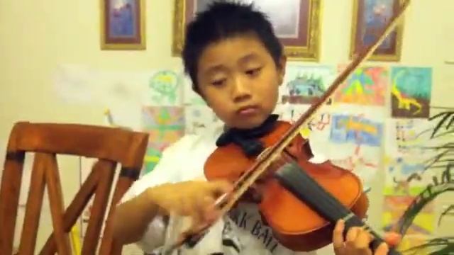 Suzuki Violin Minuet 1 by J S Bach смотреть онлайн