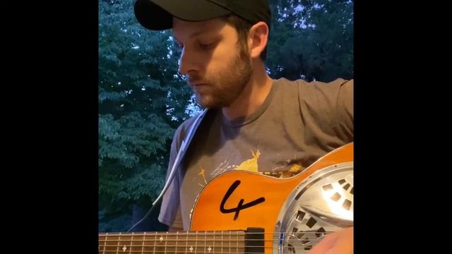 Slide Resonator Guitar In Open G! #Playeveryinstrument #slideguitar #music