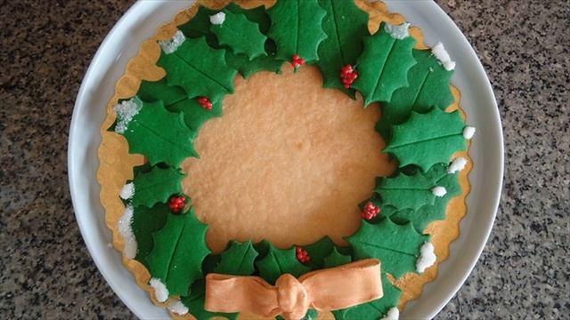 Christmas Marzipan Wreaths Cookies смотреть онлайн