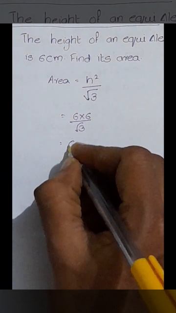 #KnowledgeGainer1M#Knowledge#71#heightofatriangle#arithematic#math#tricks#viral#dailydose#exam#comp