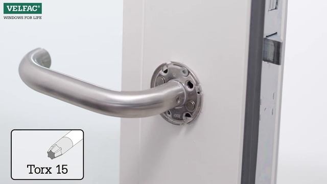 How to install the handle and cylinder in a VELFAC entrance door - VELFAC Ribo смотреть онлайн