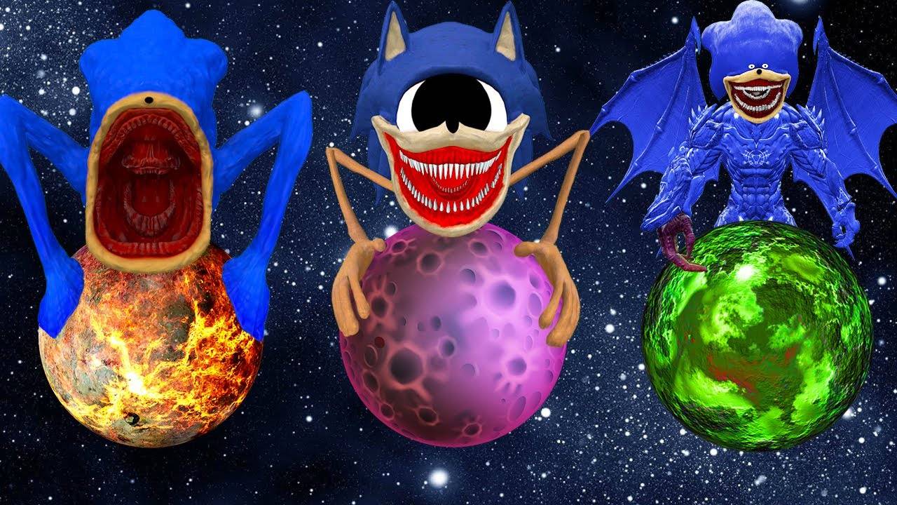 МЫ НАШЛИ ПЛАНЕТА ШИН СОНИК ПОЖИРАТЕЛЬ EYX ДЕМОН SONIC TAPES EATER PLANETS Garry's Mod смотреть онлайн