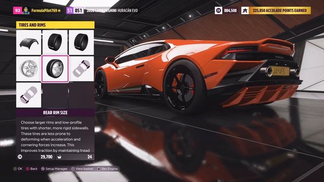 The new 2020 Lamborghini Huracan Evo customization in Forza horizon 5 смотреть онлайн