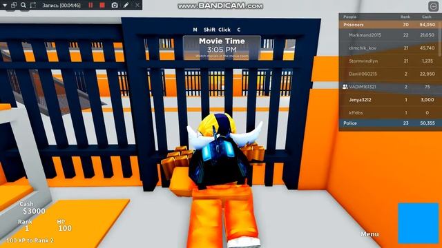 Играю в роблокс с другом в Mad City.