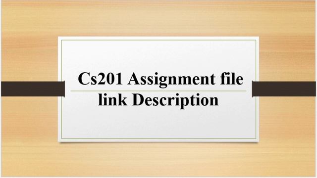 Cs201 Assignment 1 solution 2023 with solution file. смотреть онлайн
