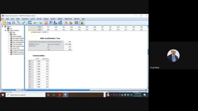 Dr. Arup Kr. Baksi# Factor Analysis using SPSS смотреть онлайн