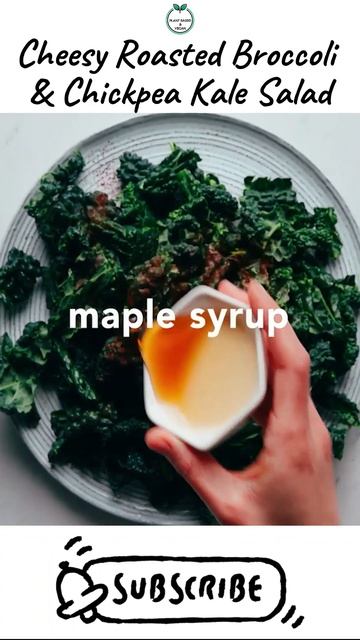 Cheesy Roasted Broccoli & Chickpea Kale Salad 🥗 #Shorts #Vegan #Plantbased смотреть онлайн