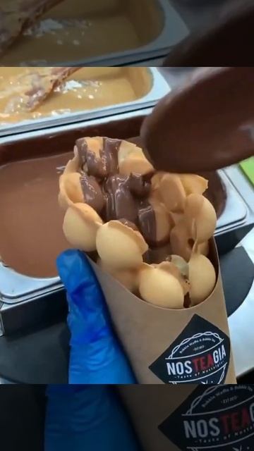 Oreo chocolate bubble waffle смотреть онлайн