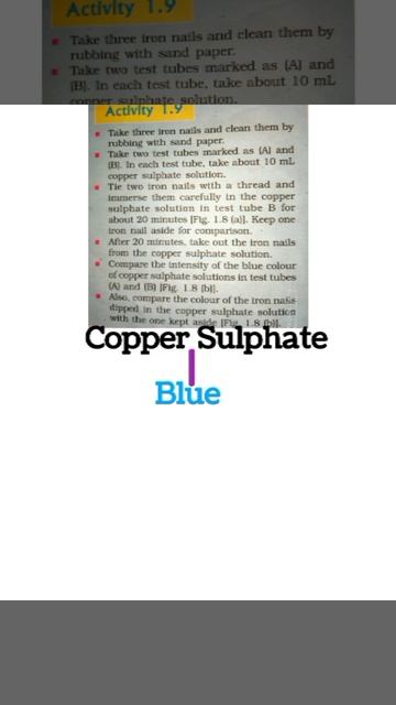 NCERT Activity 1.9 Class 10 Chemistry#shorts