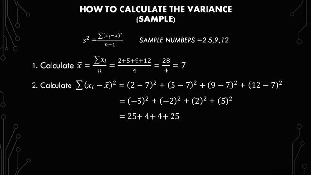 How To Calculate The Sample Variance | Introduction to Statistics смотреть онлайн