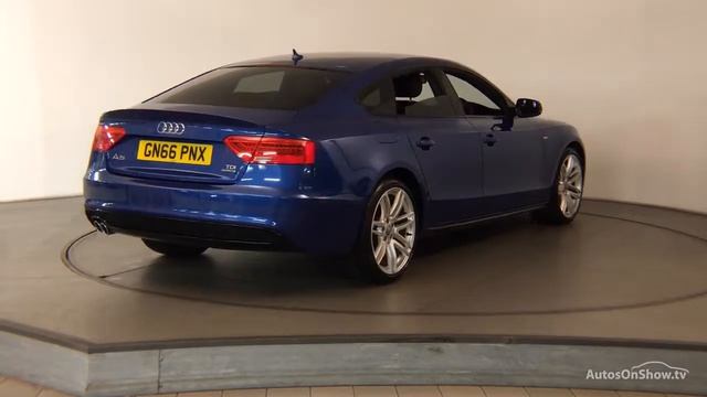 GN66PNX AUDI A5 TDI QUATTRO S LINE BLACK EDITION PLUS BLUE 2016, Nottingham Audi смотреть онлайн