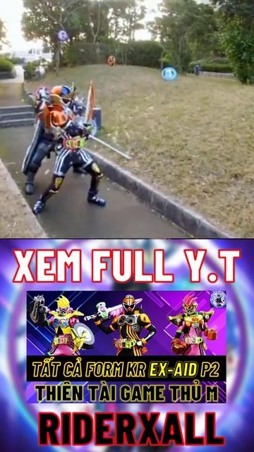 Gaim Gashat - Tất cả Form KR Ex-Aid P2 - RiderXAll смотреть онлайн