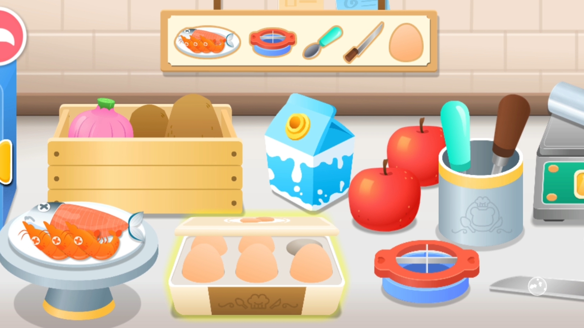 🫒🍓🍍🍔🌭🍟Готовим вкусно #мультфильм #обучение #Обзор игры