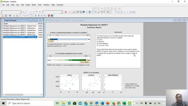 Cara membuat Regresi - Scatter diagram dengan Minitab смотреть онлайн