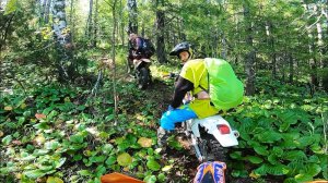 Ситуация в Утулике. Тянем мотоциклы на веревке