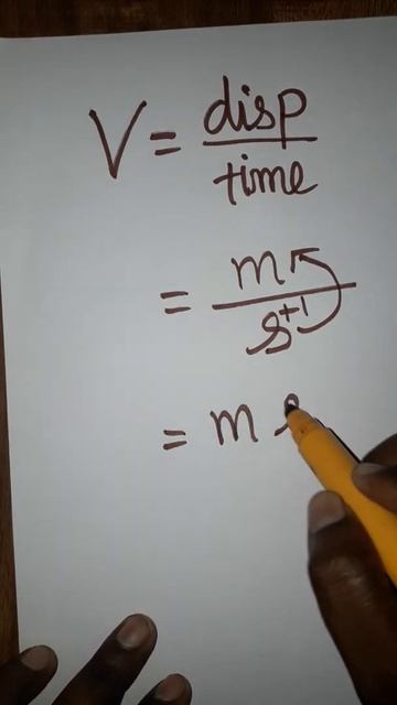 velocity SI unit and dimensional formula @physicsmanibalan смотреть онлайн
