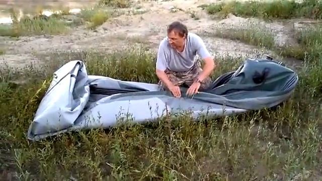 Как свернуть лодку СВ 390 МК без откачки воздуха смотреть онлайн