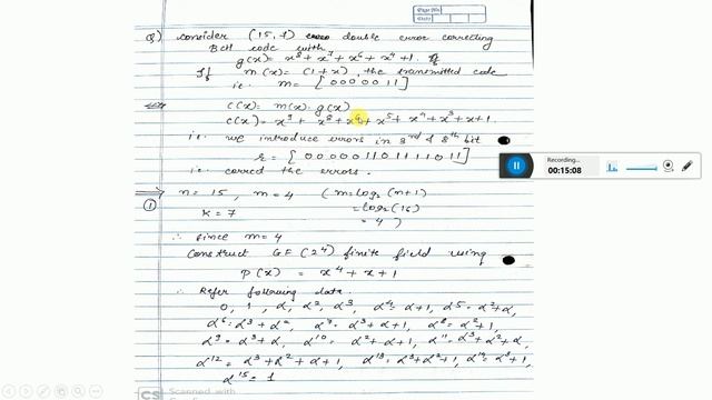 Decoding of BCH Codes смотреть онлайн