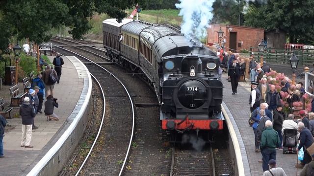 7714, 46100, 63395, 2857, 34027 Highley/Arley 21/09/18 SVR Gala-5