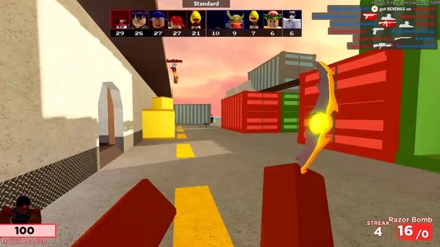 НУБ ЗАНЯЛ 1е МЕСТО В БИТВЕ С ПРО в РОБЛОКС АРСЕНАЛ | WIN Arsenal Roblox смотреть онлайн