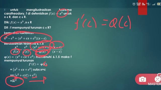 Materi Aturan Rantai: 6.1.5 Teorema carathedory, 6.1.6 Aturan Rantai, dan 6.1.7 Contoh смотреть онлайн