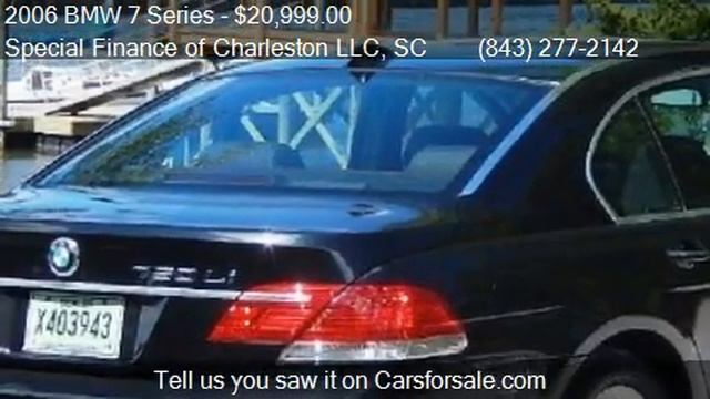 2006 BMW 7 Series 750Li 4dr Sedan for sale in Summerville, S смотреть онлайн