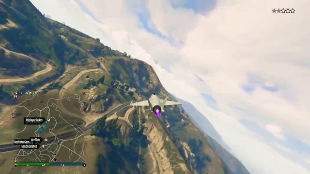 GTA 5 Online 1 Vs 4 😂 ( Laser )