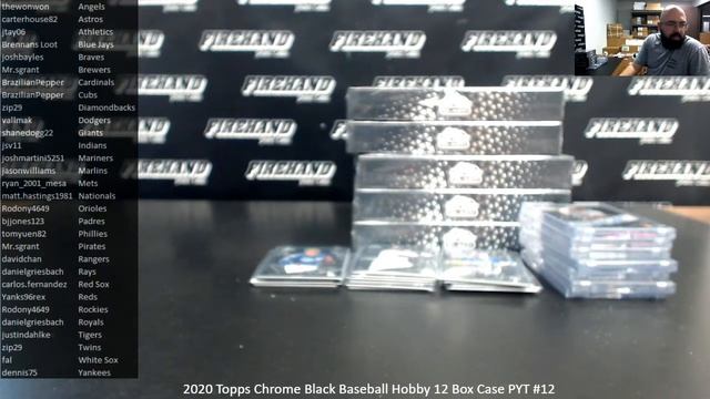 12/18/2020 2020 Topps Chrome Black Baseball Hobby 12 Box Case PYT #12 смотреть онлайн