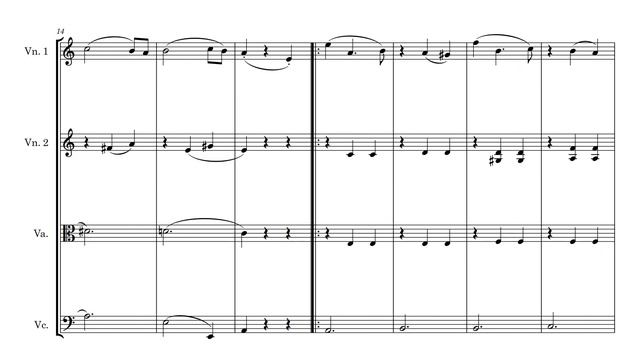 Chopin Valse Brillante Op. 34 No. 2 for String Quartet смотреть онлайн