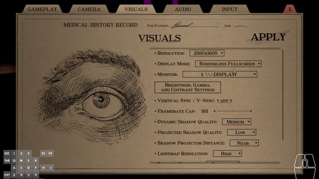 Gloomwood - Dropdown Menus over Gamma Menu смотреть онлайн