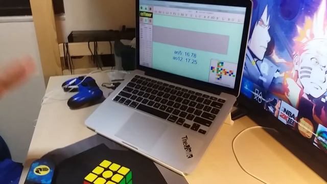 3x3 Rubik's Cube| 15.87 Ao5 10.98 Single With Gan Air Sm
