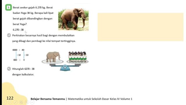 KUNCI JAWABAN MATEMATIKA KELAS 4 HALAMAN 121-122 VOLUME 1 KURIKULUM MERDEKA смотреть онлайн