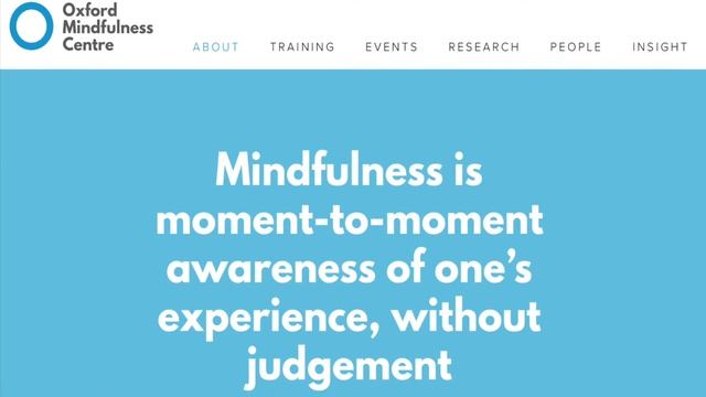 MRTE (майндфулнесс) - терапия ОКР, панических атак и депрессии