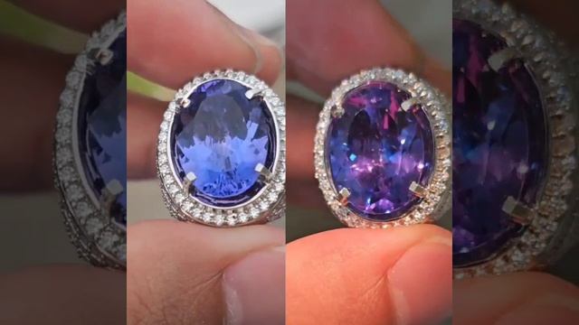 Natural Color Change Fluorite Brazil No Treatment 12.76 carats memo GRI Lab смотреть онлайн