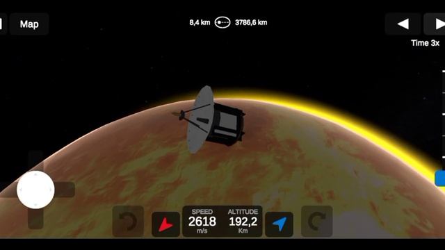 First time landing on Venus | Ellipse rocket simulator смотреть онлайн