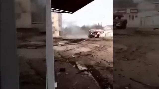 Реальный танковый бой в Украине.  Уникальные кадры!!