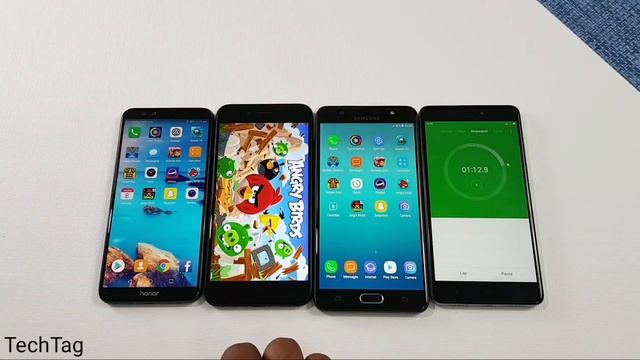 Honor 9 lite vs Mi A1 vs Samsung J7 Max vs Redmi Note 4 Speed Test | Which is Faster ! смотреть онлайн