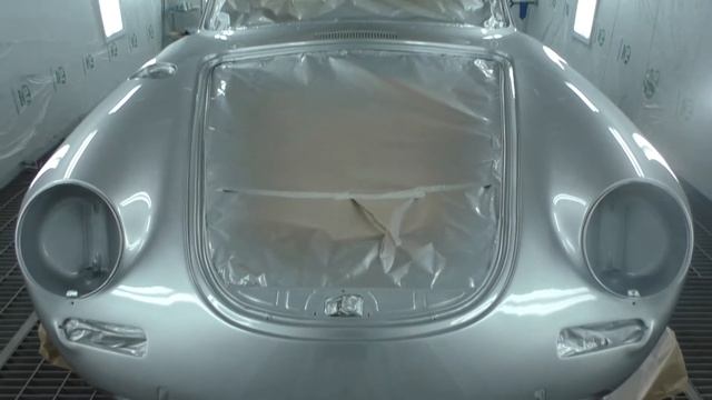 Porsche 356 restoration Silver Met. 6206 color Doctorclassic.eu смотреть онлайн